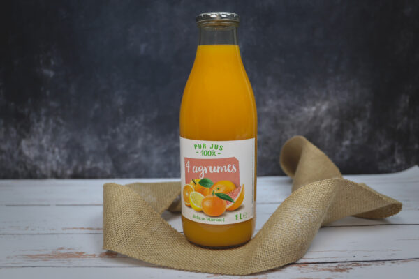 bouteille jus 4 agrumes